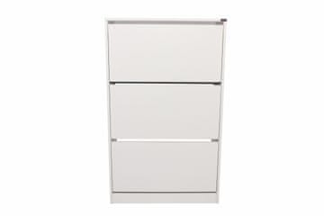 Woody Fashion Ormarić za cipele, Bijela boja, SHC-530-BB-1