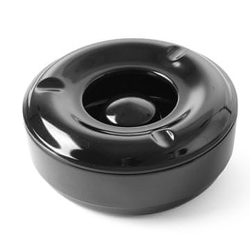Hendi Pepeljara s melaminskim poklopcem, crna, promjer 146 mm - 569757