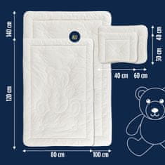 Vitapur My First Set dekice i jastuka za bebu, 100x140 + 40x60 cm