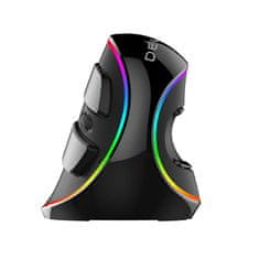Delux Žični vertikalni miš Delux M618Plus 4000DPI RGB