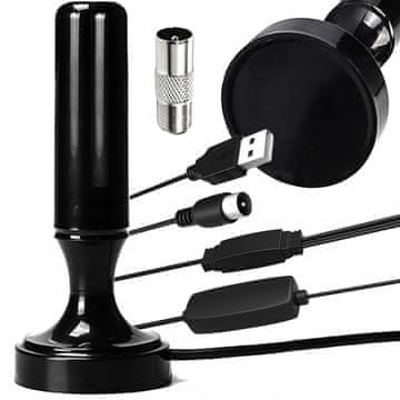 Dexxer Univerzalna magnetna TV antena i USB DVB-T 4K pojačalo