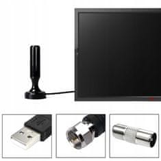 Dexxer Univerzalna magnetska TV antena i USB DVB-T 4K pojačalo