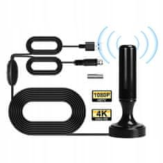 Dexxer Univerzalna magnetska TV antena i USB DVB-T 4K pojačalo