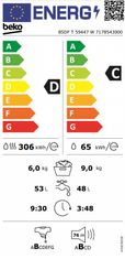 Beko B5DF T 59447 W perilica-sušilica - otvorena ambalaža