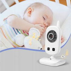 Dexxer Dječja dadilja s noćnom video kamerom i 2,4 ″ LCD do 300m monitora za bebe