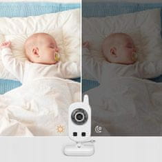 Dexxer Dječja dadilja s noćnom video kamerom i 2,4 ″ LCD do 300m monitora za bebe