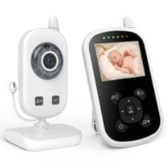 Dexxer Dječja dadilja s noćnom video kamerom i 2,4 ″ LCD do 300m monitora za bebe