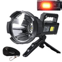 Bailong ACA. Punjenje 100W LED Cree XHP50 reflektor reflektora ručne svjetiljke USB PowerBank + Statu
