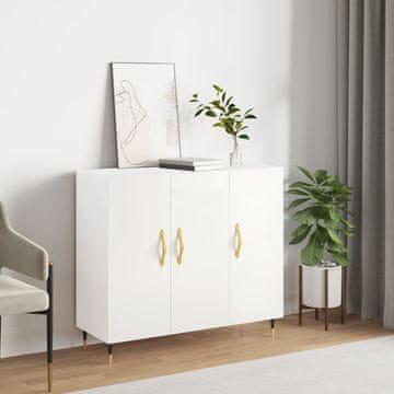 Vidaxl Ormarić, bijeli, 90x34x80 cm, materijal na bazi drva