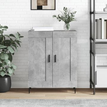 Vidaxl Ormarić Betonsko-sivi 69,5 x 34 x 90 cm Materijal na bazi drva
