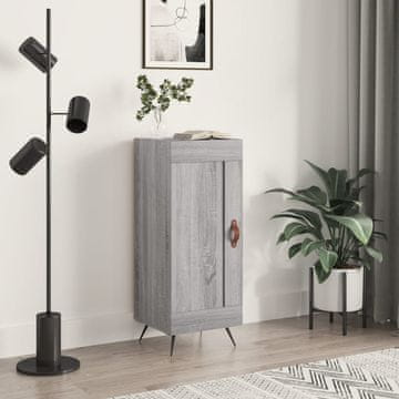 Vidaxl Ormarić, sivi hrast sonoma, 34,5 x 34 x 90 cm, materijal na bazi drva