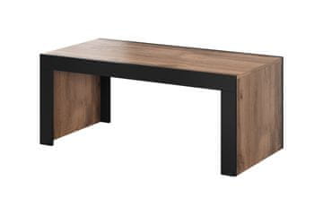 slomart Cama MILA klupa/stol 120x60x50 cm hrast wotan + crna