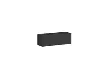 slomart Cama VIGO "90" ormarić 90x35x32 cm, crna/crni sjaj