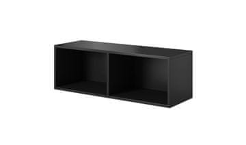 slomart Cama ROCO RO2 otvoreni regalni element, 112x37x37 cm, antracit