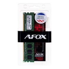 AFOX AFOX DDR3 8GB 1333MHz UDIMM memorijski modul (8 GB, zelena)