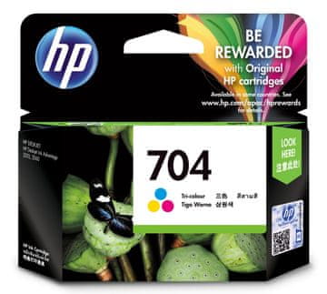 Originalna HP 704 tri-color tinta, 1 komad