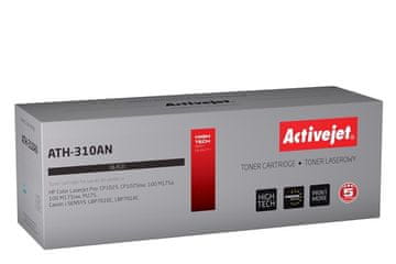 ActiveJet Activejet ATH-310AN toner (zamjena za Canon, HP 126A CRG-729B, CE310A; Premium; 1200 stranica; crna)