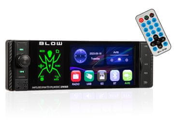 Blow 78-337# Radio blow pauk 4" rds rgb mp5/usb/micro sd/bluetooth