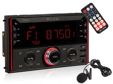 Blow 78-335# Radio blow avh-9620 2din rds rgb mp3/usb/micro sd/bluetooth