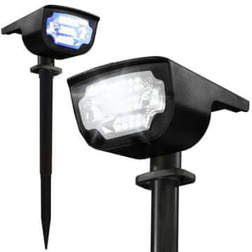Verkgroup Solarni ukrasni reflektor pod ili zidni LED RGBW IP65 svjetiljka