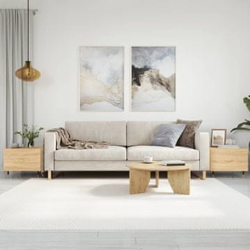 Vidaxl Klub stolići, set od 2, hrast Sonoma, 50x50x40 cm