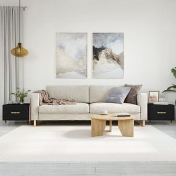 Vidaxl Klub stolići, set od 2, crni, 50x50x40 cm