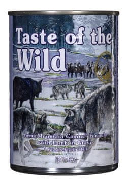 slomart TASTE OF THE WILD Sierra Mountain - Mokra hrana za pse - 390 g