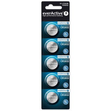 slomart Litijske baterije everActive CR2032 - blister 5 kom