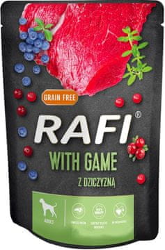 dnt DOLINA NOTECI RAFI mokra hrana za pse - divljač, borovnica, brusnica, 300g