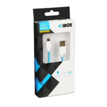 IBO IBOX USB A / Micro USB kabel, plavi
