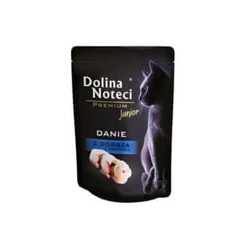 dnt Dolina Noteci Premium, mokra hrana za mačiće, bakalar i srdela, 85g