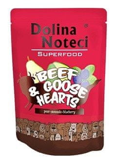 DOLINA NOTECI Dolina Noteci Superfood - govedina i guščja srca - mokra hrana za pse - 300 g