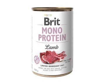 slomart BRIT MONO PROTEIN Mokra hrana za pse janjetina - 400 g