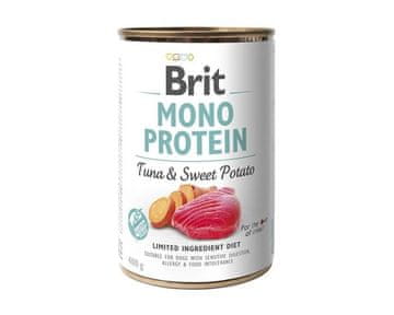 WET BRIT MONO PROTEIN Tuna with sweet potato mokra hrana - 400 g