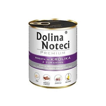dnt DOLINA NOTECI Premium Rabbit with cranberries - Mokra hrana za pse - 800 g