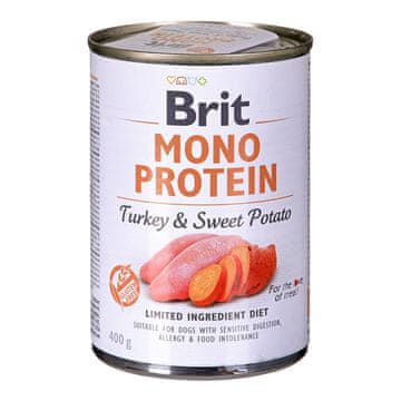 slomart BRIT Mono Protein puretina sa slatkim krumpirom - Mokra hrana za pse - 400 g