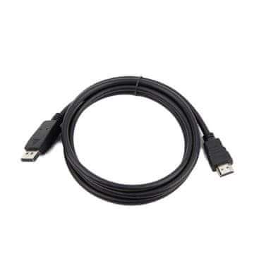 GEM GEM DisplayPort na HDMI kabel, 1m, crni