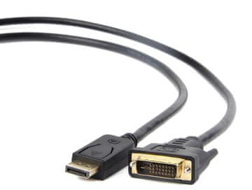 GEM GEM DisplayPort na DVI adapter kabel, 1.8 m, crna