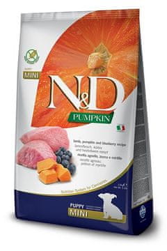 Farmina FARMINA N&D Pumpkin Mini Puppy hrana za štence, janjetina, 2.5 kg