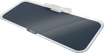 Leitz Staklena stolna ploča leitz cosy siva 52690089