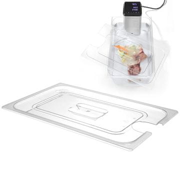 Hendi Polikarbonatni poklopac s izrezom za Sous-Vide za GN 1/2 posude - 864210