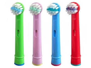 KOMA Certificirane zamjenske glave za Oral-B četkice za zube NK06 for Braun Oral B EB10A Kids, 4 pcs