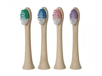 KOMA Certificirane zamjenske glave od bambusa za Philipsove četkice za zube NK09 for Philips Sonicare ProResults, 4 pcs