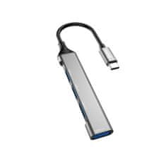 DUDAO A16T HUB adapter USB-C - 4x USB, crno