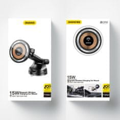 DUDAO F12Max+ MagSafe držač mobitela za auto 15W, crno