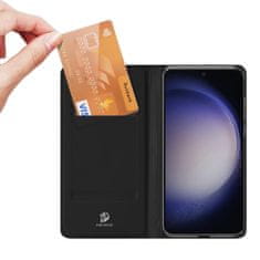 Dux Ducis Skin Pro preklopna maska za Samsung Galaxy S23 FE, crno