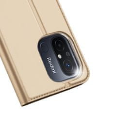 Dux Ducis Skin Pro preklopna maska za Xiaomi Redmi 11A / Poco C55 / Redmi 12C, zlato