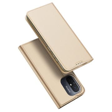 Dux Ducis Skin Pro preklopna maska za Xiaomi Redmi 11A / Poco C55 / Redmi 12C, zlato