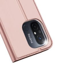 Dux Ducis Skin Pro preklopna maska za Xiaomi Redmi 11A / Poco C55 / Redmi 12C, ružičasta