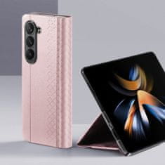 Dux Ducis Bril preklopna maska za Samsung Galaxy Z Fold 5 5G, ružičasta